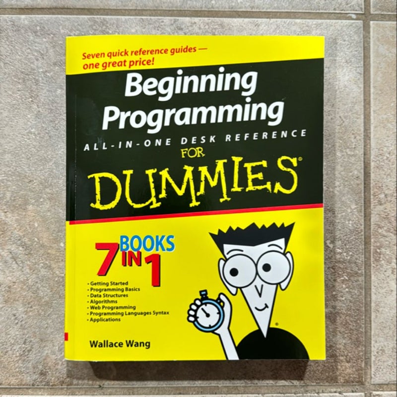 Beginning Programming All-In-One Desk Reference for Dummies