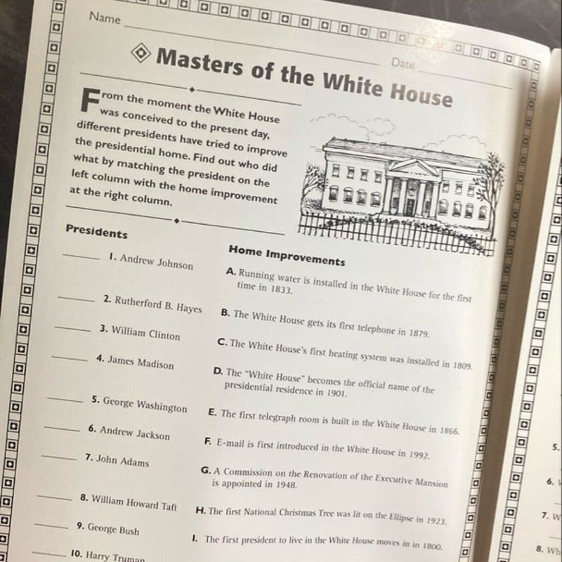 Inferencing, Grades 5 - 6 and Instant Social Studies Activities White House (83)