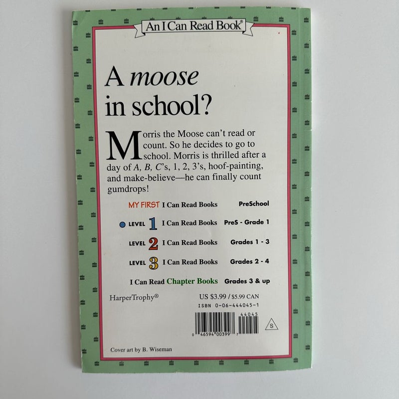 Morris Goes to School, An I Can Read, Early Reader