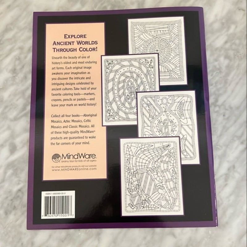 Aboriginal Mosaics Coloring Book