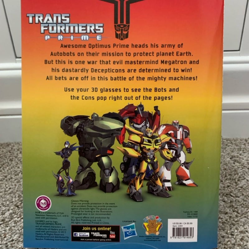 Transformers Prime: 3D Image Book