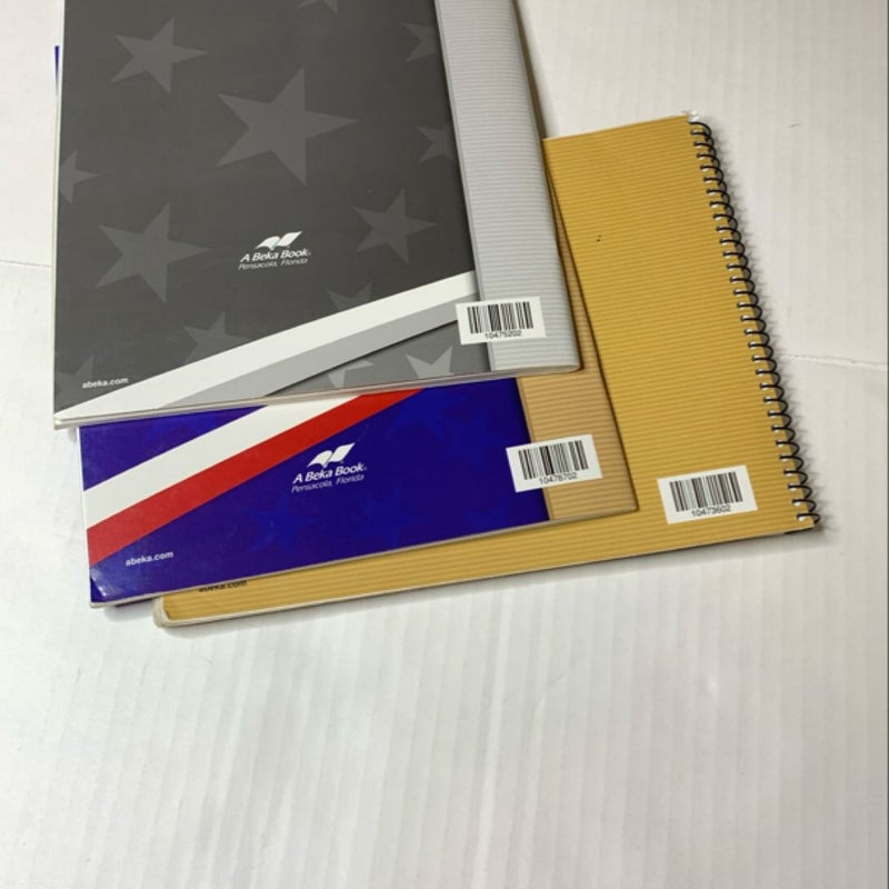 Abeka Our American Heritage Teacher Edition Set of 3 books