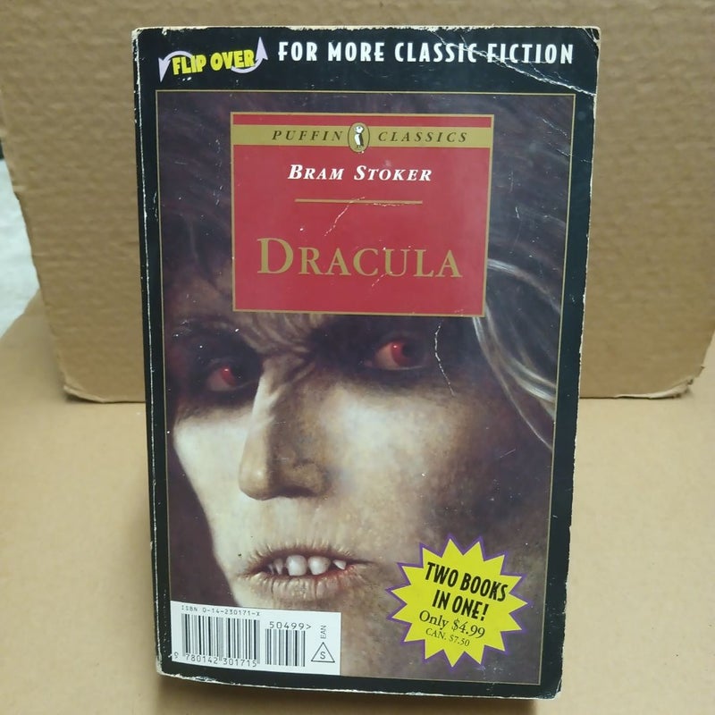 Frankenstein and Dracula Two in one flip book