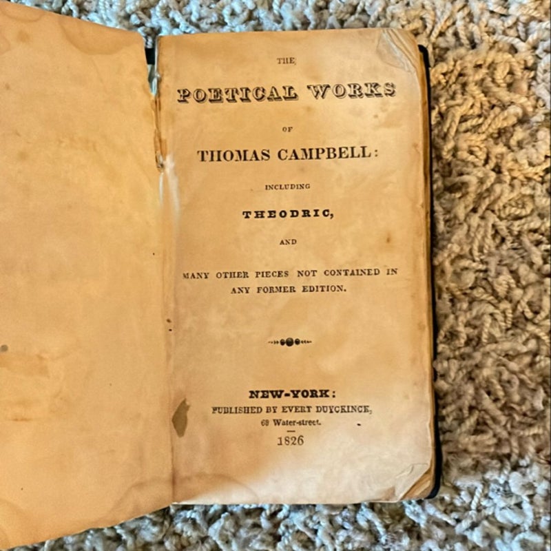 The Poetical Works of Thomas Campbell (1826)