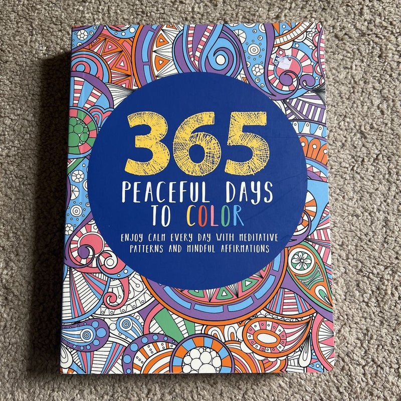 365 Peaceful Days to Color