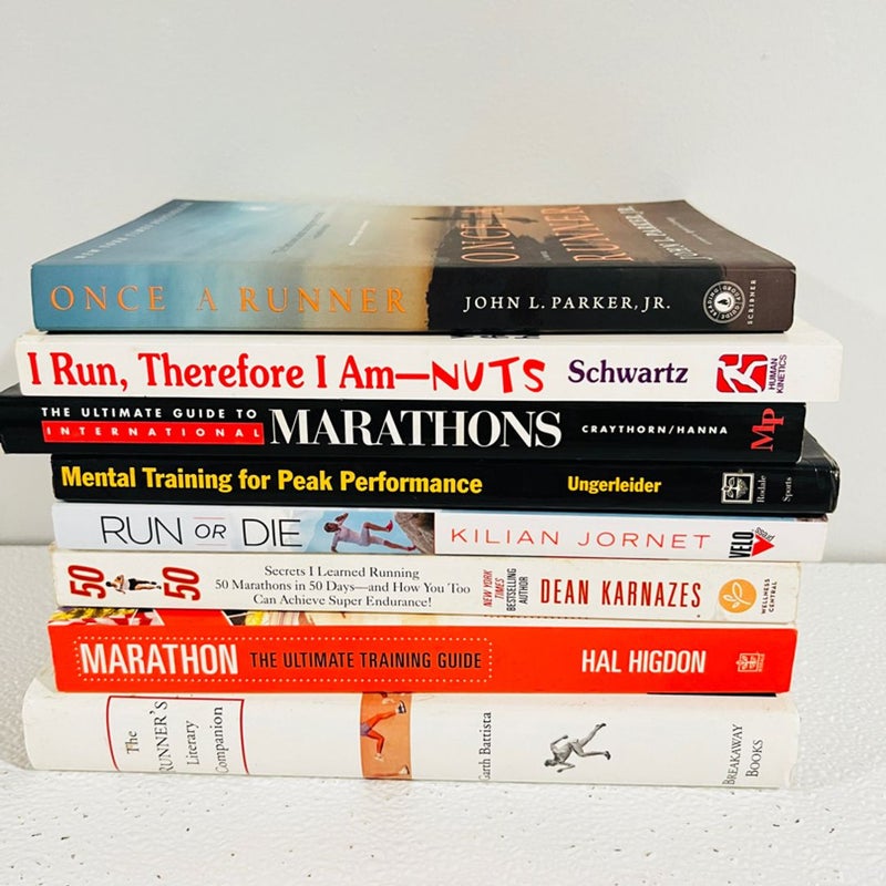 Running books lot of 8 