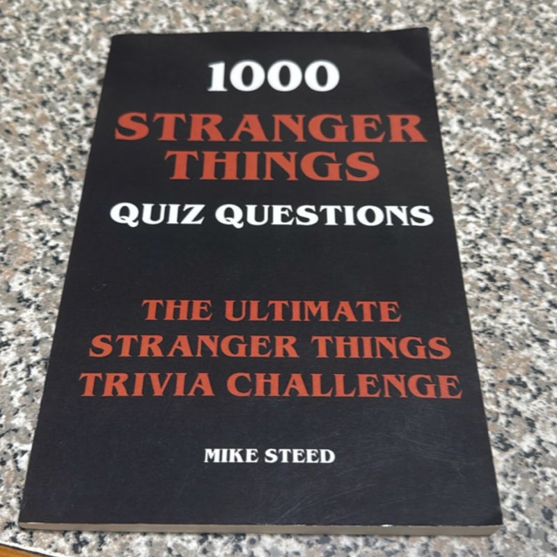 1000 stranger things questions