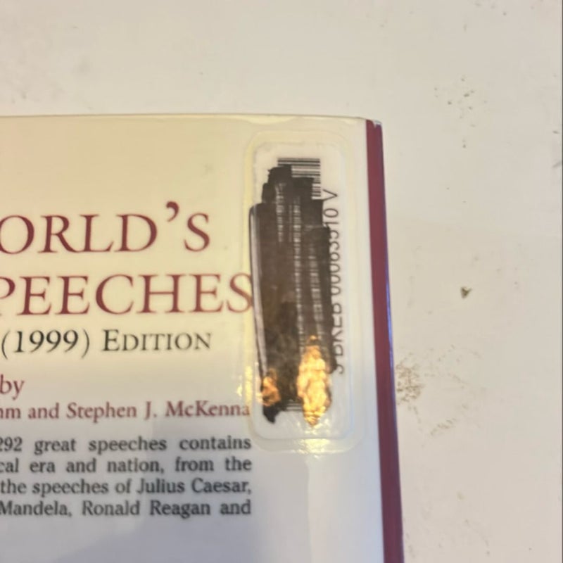 World's Great Speeches 1999