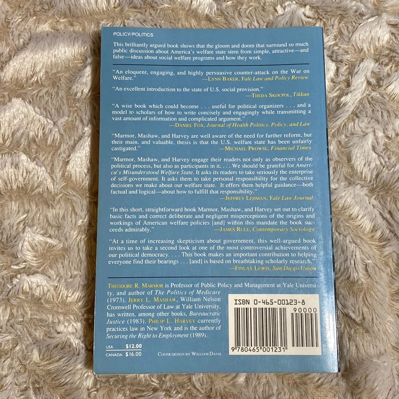 America's Misunderstood Welfare State by Theodore R. Marmor, Paperback ...