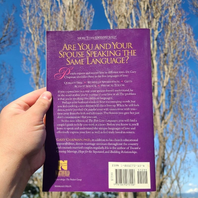 The Five Love Languages Book by Gary Chapman