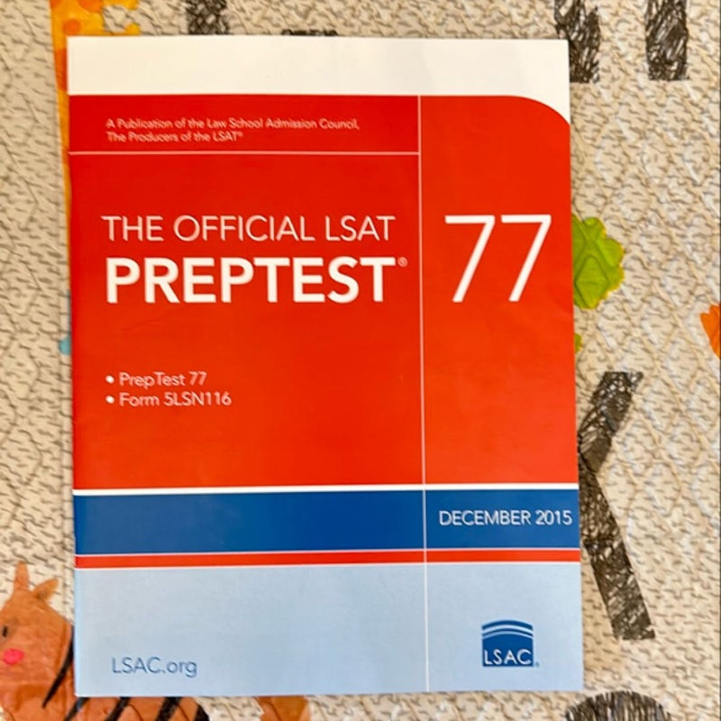 The Official LSAT PrepTest 77