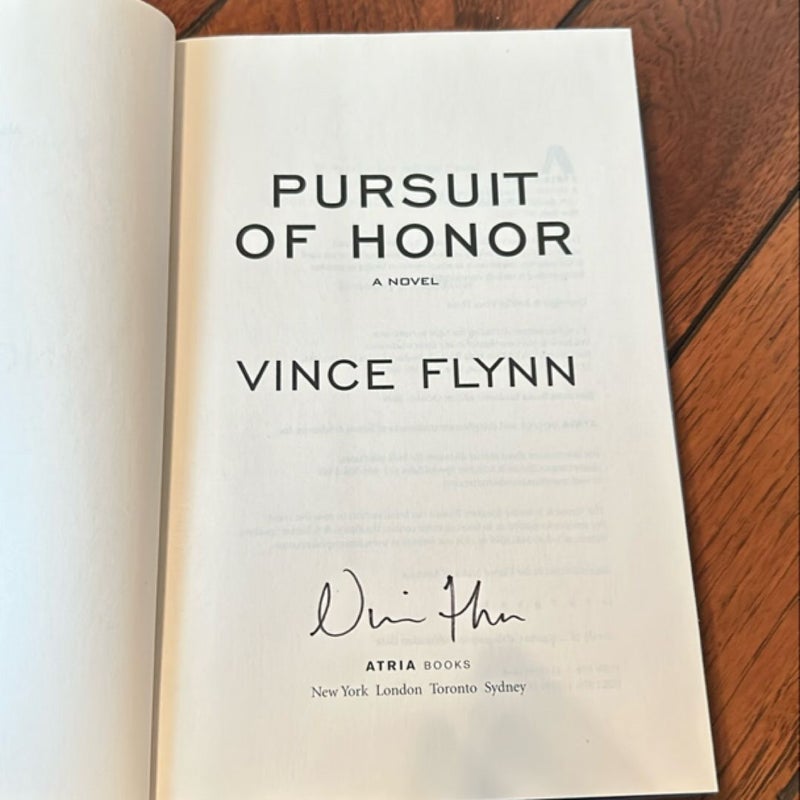 Pursuit of Honor—signed