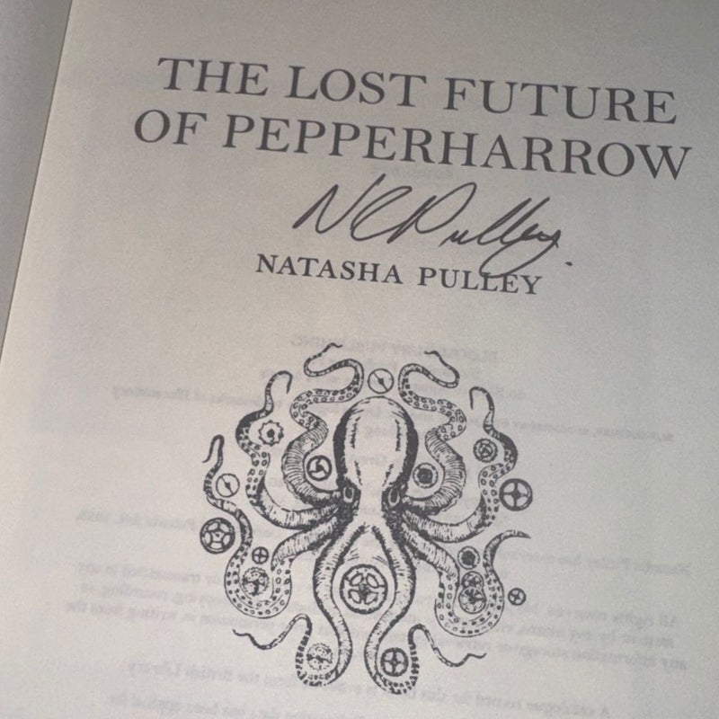 THE LOST FUTURE OF PEPPERHARROW SIGNED LIMITED 