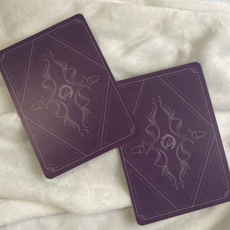 Fairyloot Exclusive Tarot Cards - Malik & Karina (A Song of Wraths and Ruin)