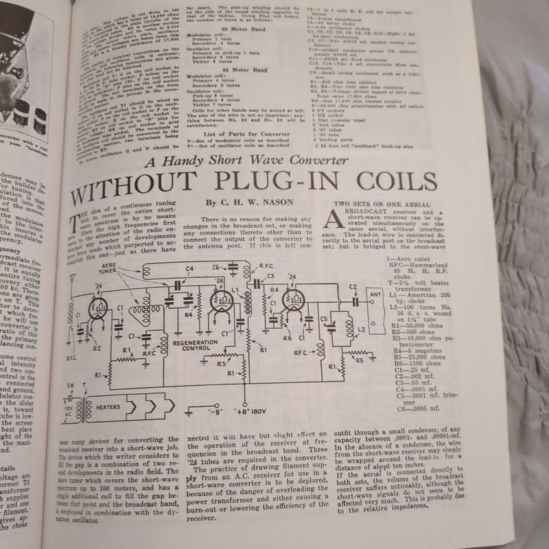 1934 Shortwave Radio Manual