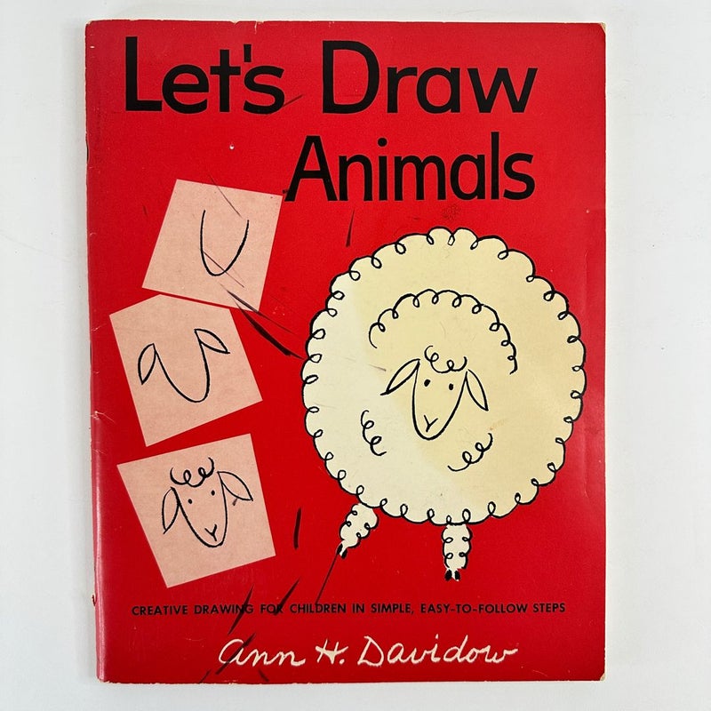Vintage Let’s Draw Animals