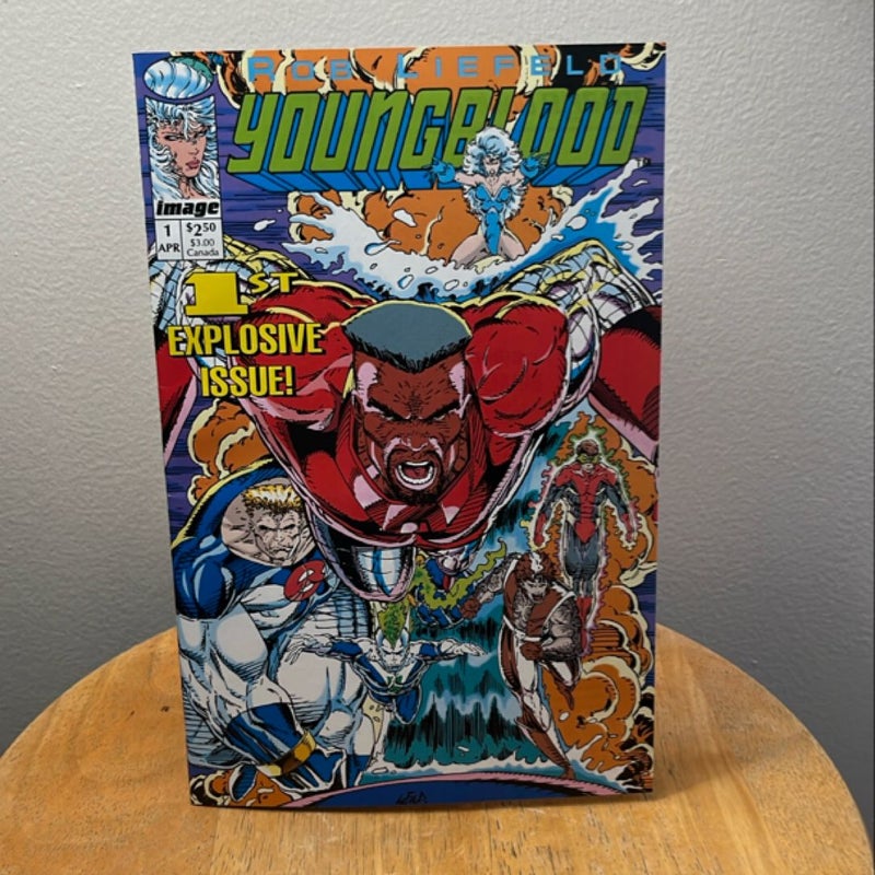 Youngblood #1 (Flip Cover) – Image Comics | 1st Ever Image Comic | 1992 | Includes Shaft & Vogue Cards