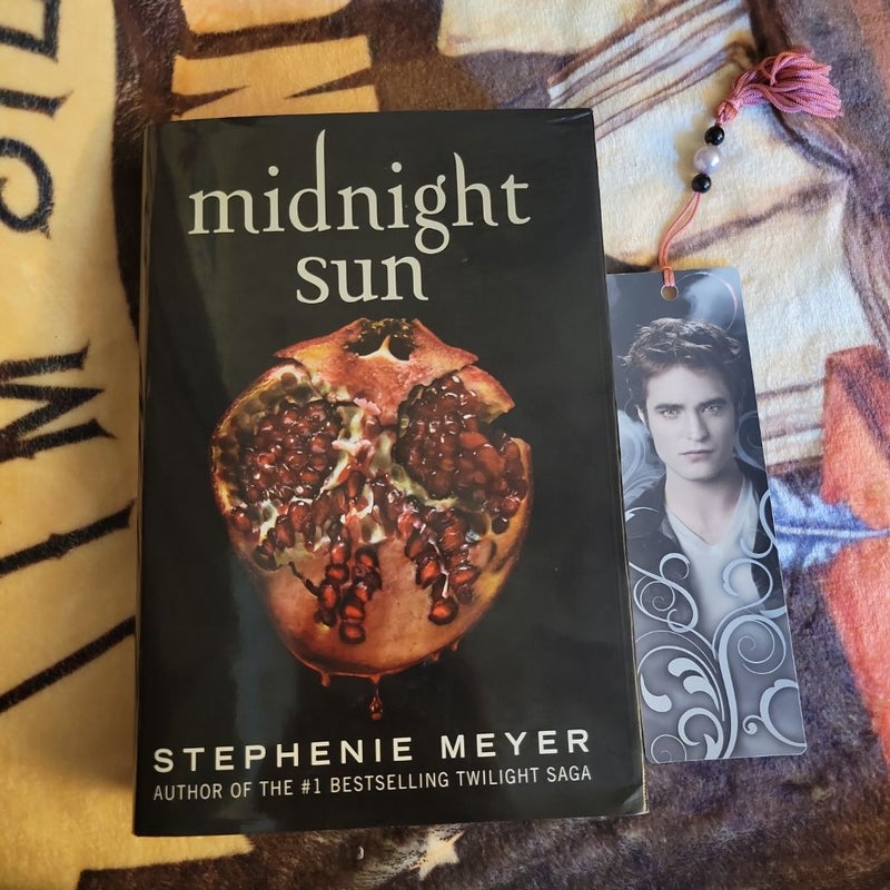 Midnight Sun with Edward bookmark