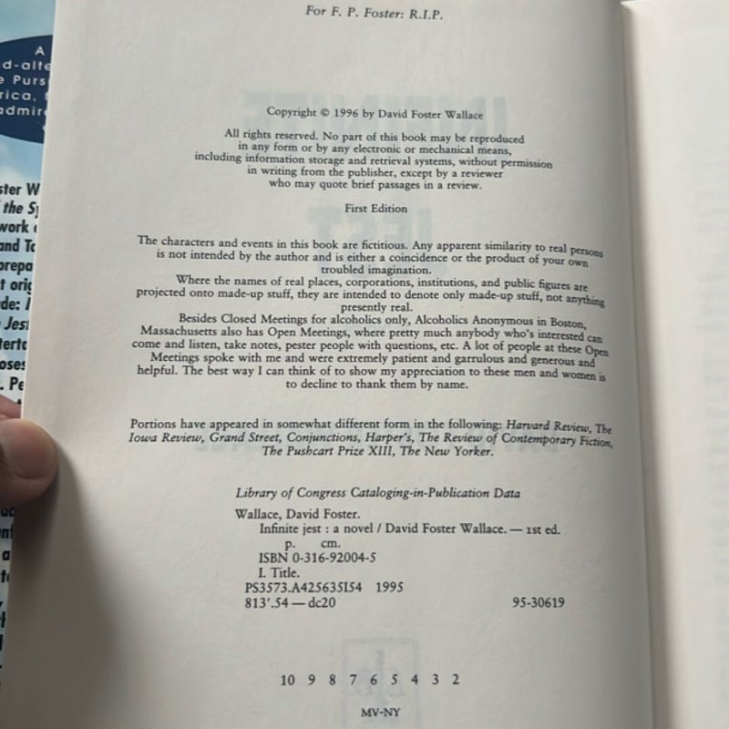 Infinite Jest (First Edition)