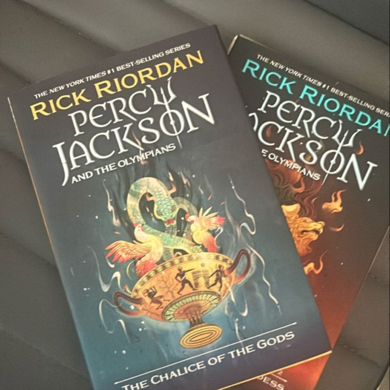 Books 1&2 of Percy Jackson Senior Year Adventures