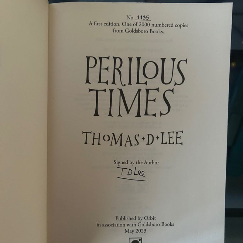 Perilous Times GSFF Signed Edition