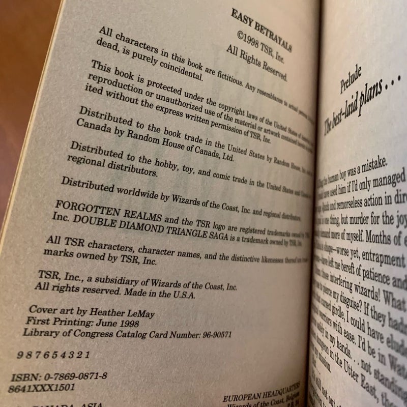Complete Double Diamond Triangle Saga 1-9: The Abduction, The Paladins, The Mercanaries, Errand of Mercy, An Oppertunity for Profit, Conspiracy, Uneasy Alliances, Easy Betrayals, The Diamond, All First Edition First Printing