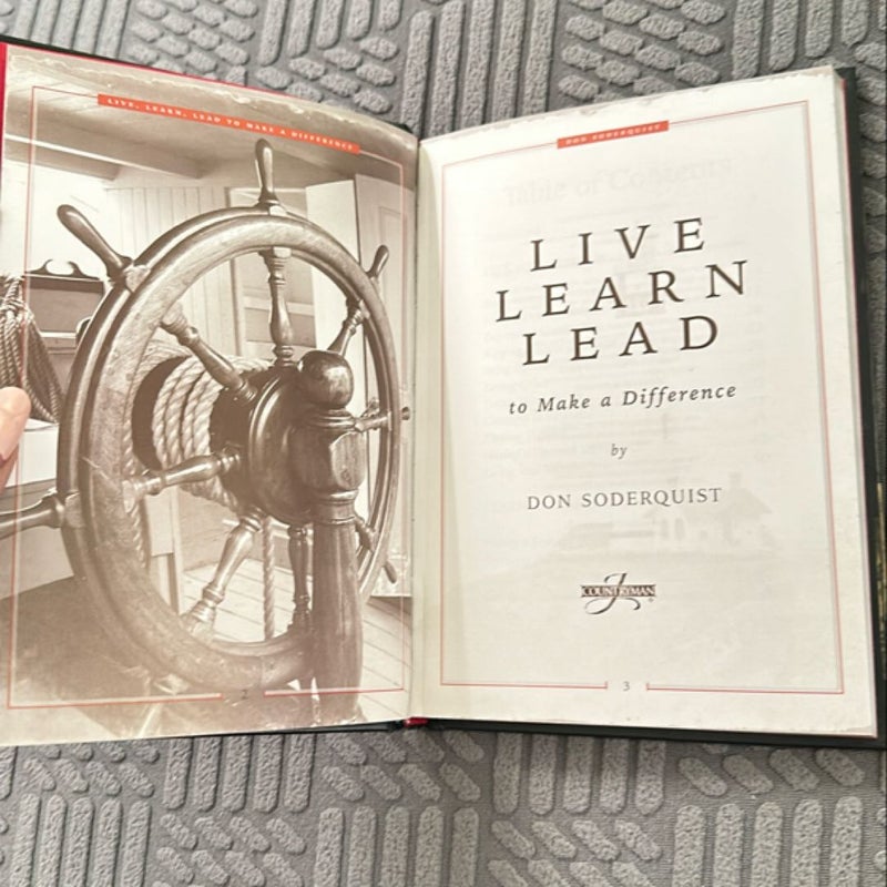Live Learn Lead to Make a Difference