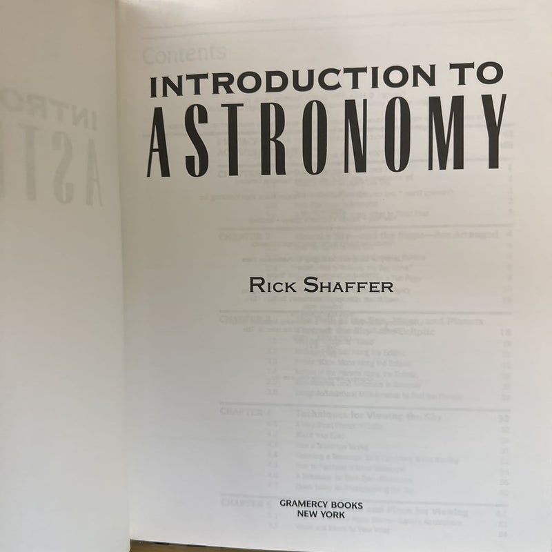 Introduction to Astronomy