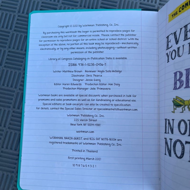 Everything You Need to Ace Biology in One Big Fat Notebook