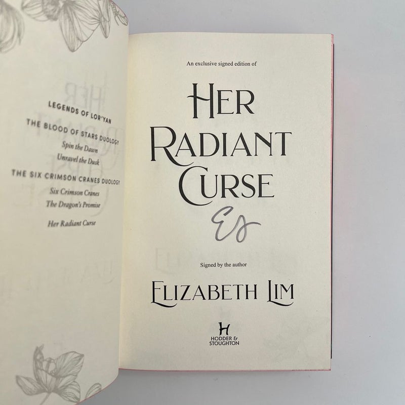 Her Radiant Curse (signed Waterstones exclusive)
