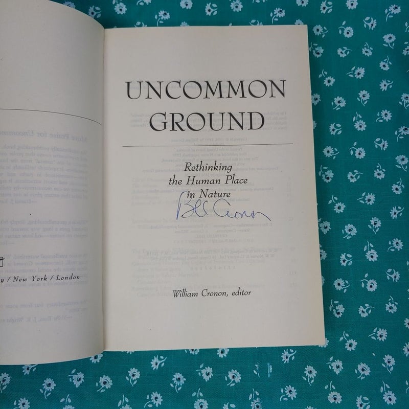 Uncommon Ground (SIGNED)