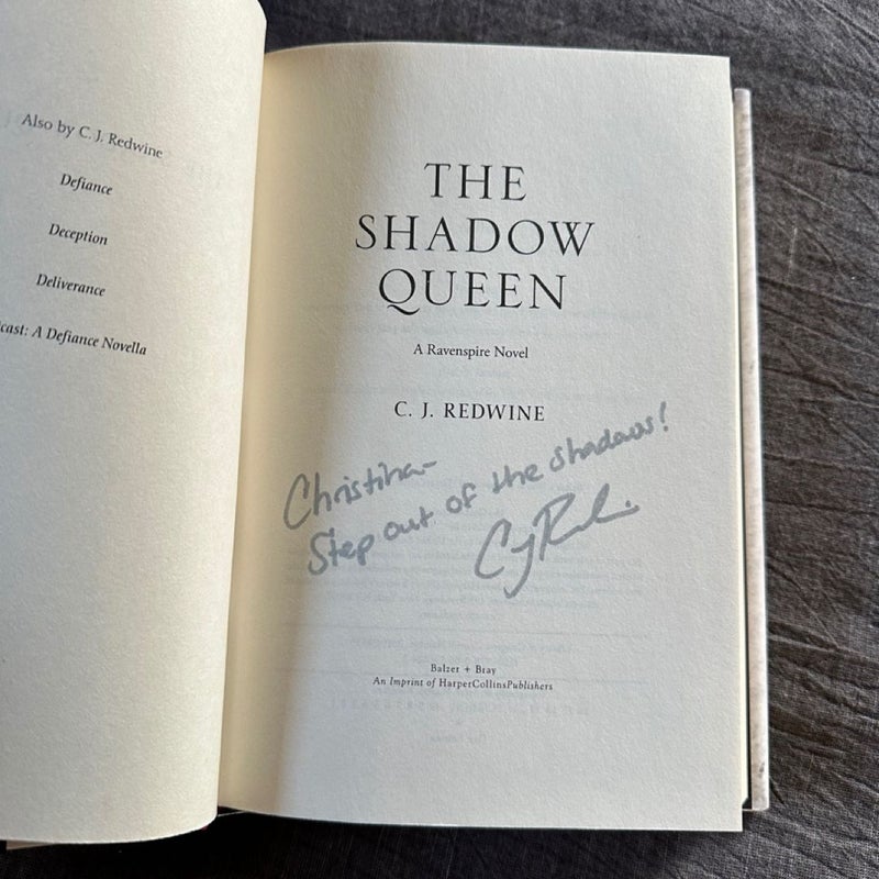 The Shadow Queen - Signed First Edition 