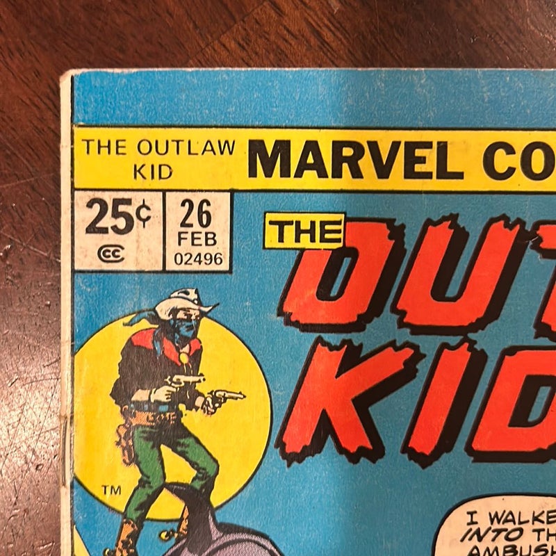 The Outlaw Kid #26 (1970 series)