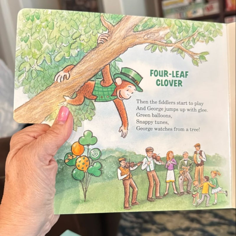 Happy St. Patrick's Day, Curious George Tabbed Board Book