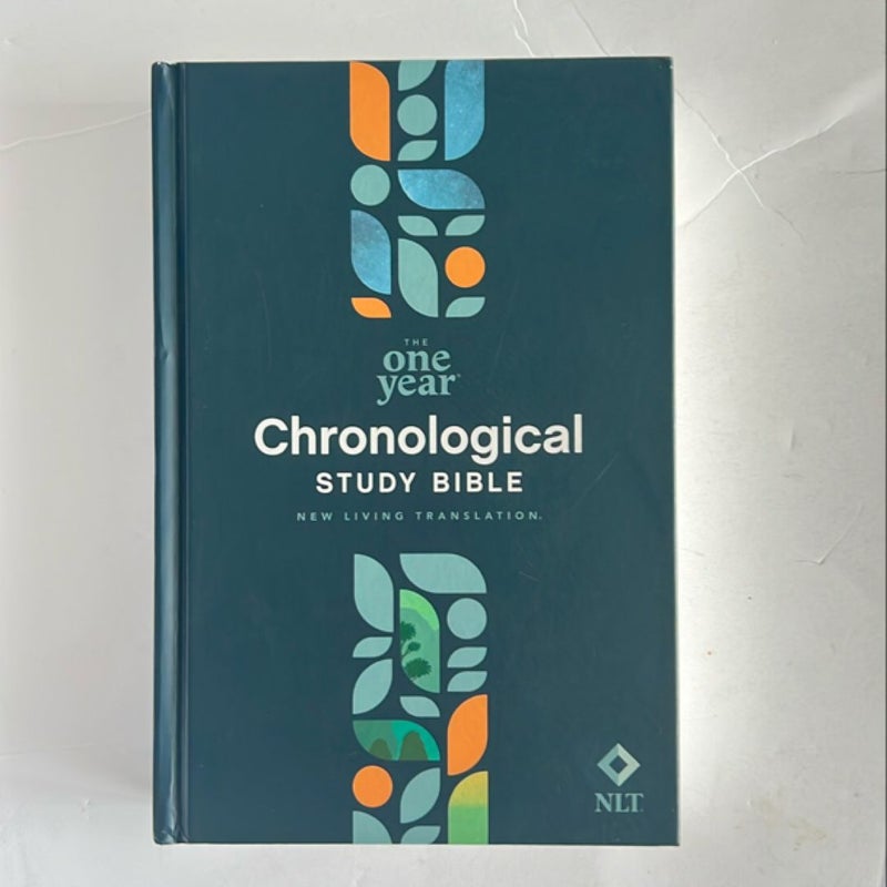 NLT One Year Chronological Study Bible (Softcover)