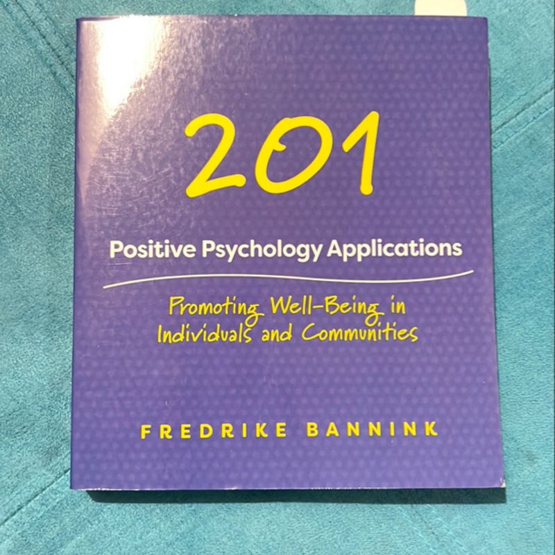 201 Positive Psychology Applications