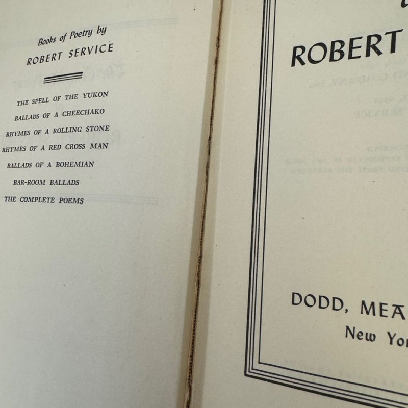 Vintage|| The Complete Porms of Robert Service