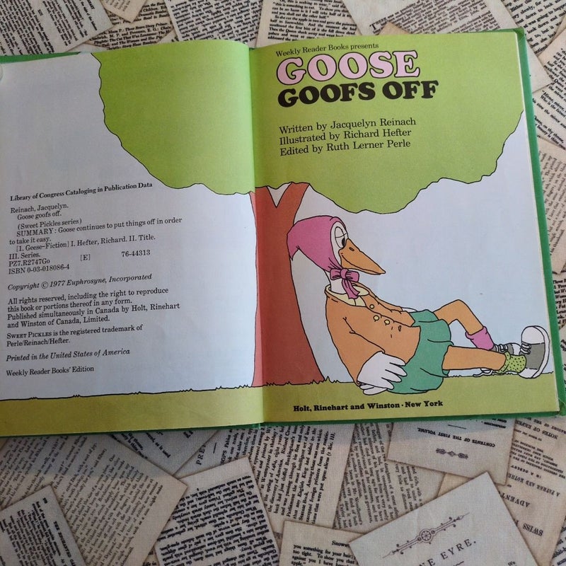 Goose Goofs Off