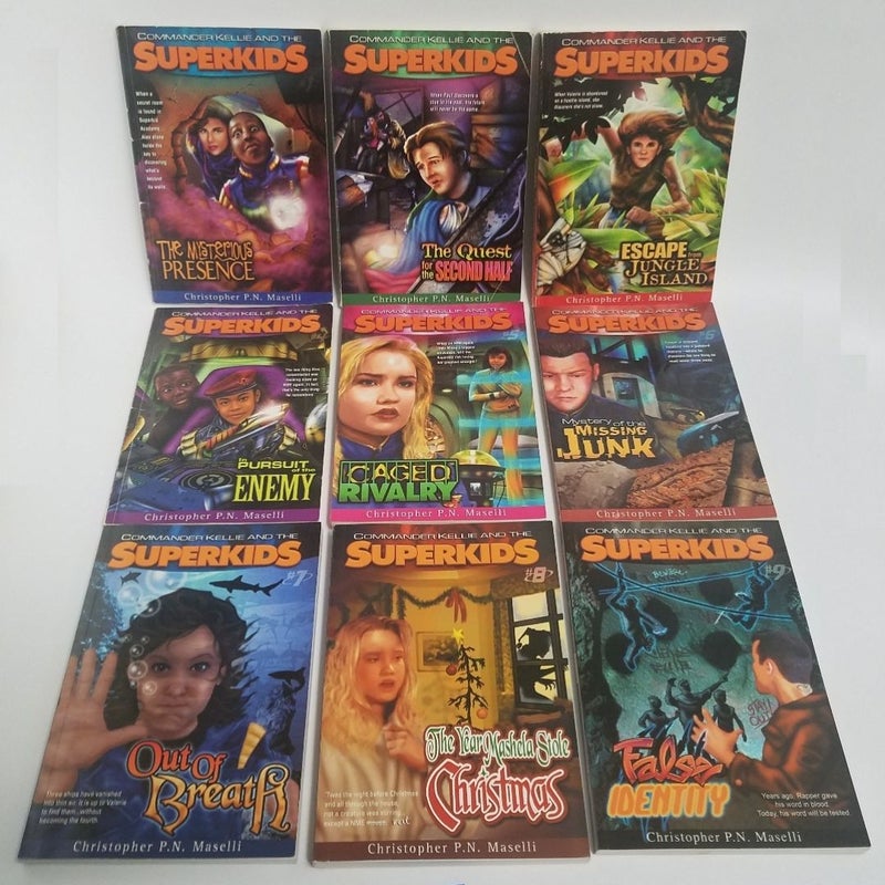 Commander Kellie and the Superkids Adventures - books 1-9 Original book bundle