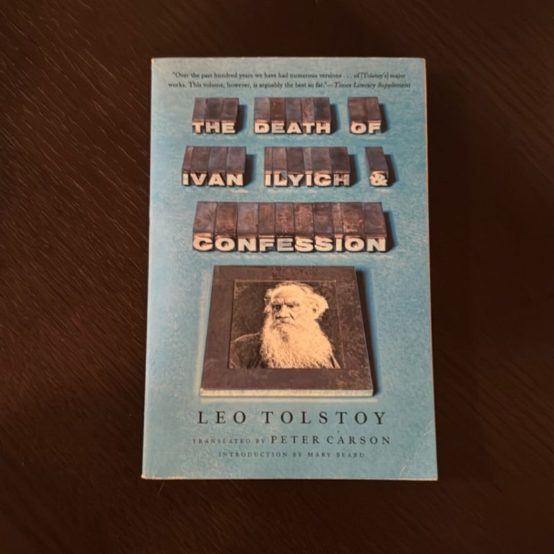The Death of Ivan Ilyich and Confession