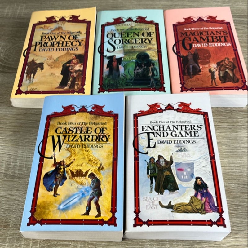 Pawn of Prophecy books 1-5 full set 