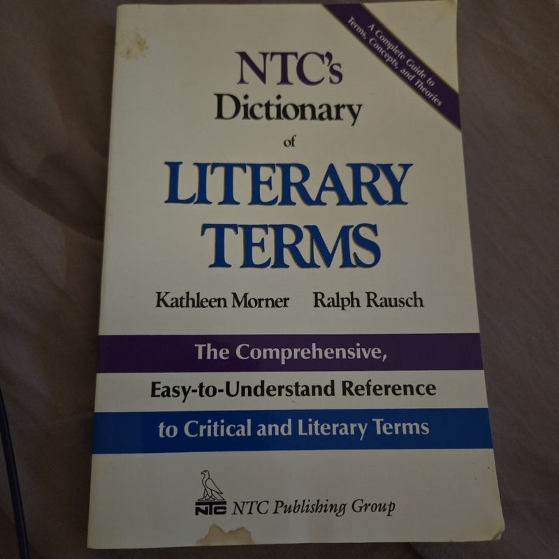 Ntc dictionary of literary terms