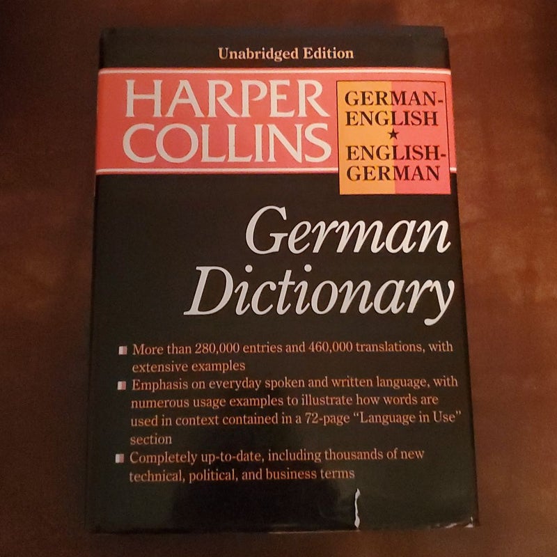 Collins German-English, English-German Dictionary