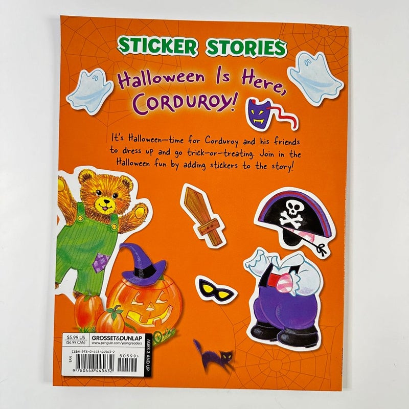 Halloween Is Here, Corduroy!, Sticker Stories, Reusable