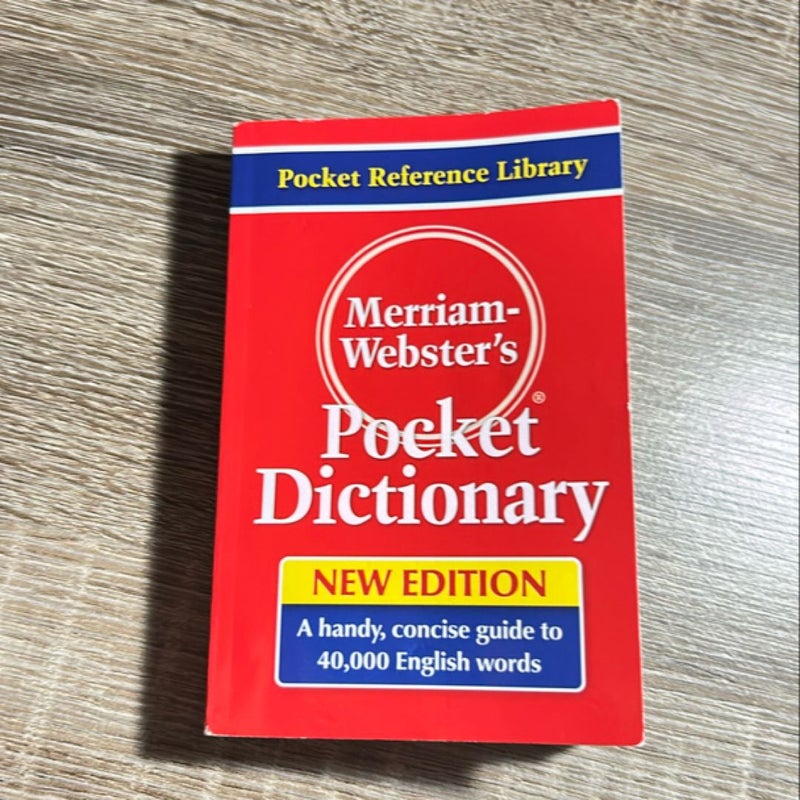 Merriam-Webster's Pocket Dictionary