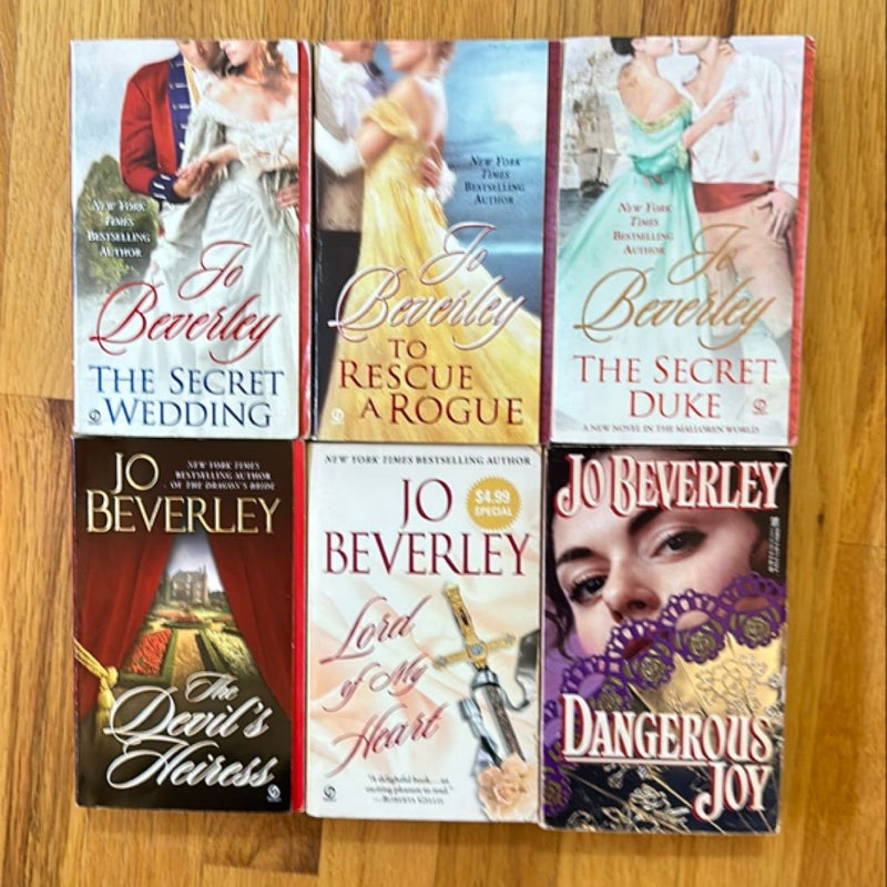 The Secret Wedding plus 5 more by Jo Beverley