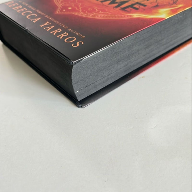 Iron Flame First US Edition sprayed edges 