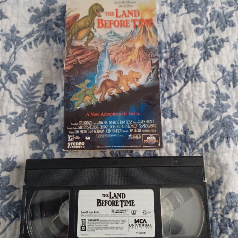 The Land Before Time VHS