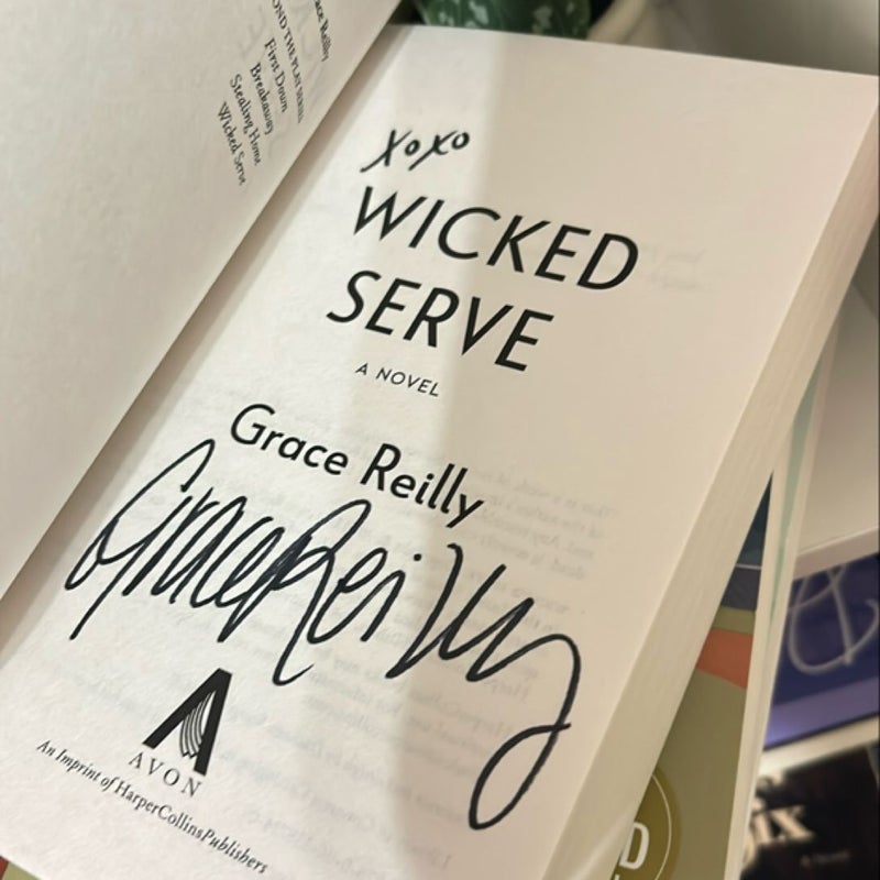 SIGNED Breakaway, Stealing Home & Wicked Serve 