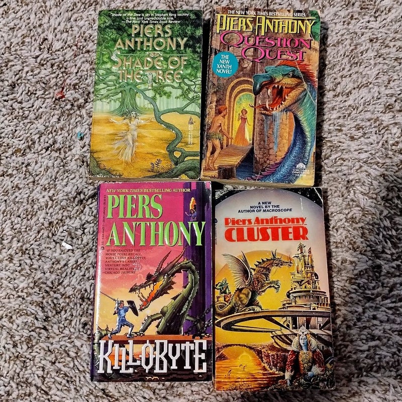 Vintage Piers Anthony Science Fiction Paperback Books Bundle x16